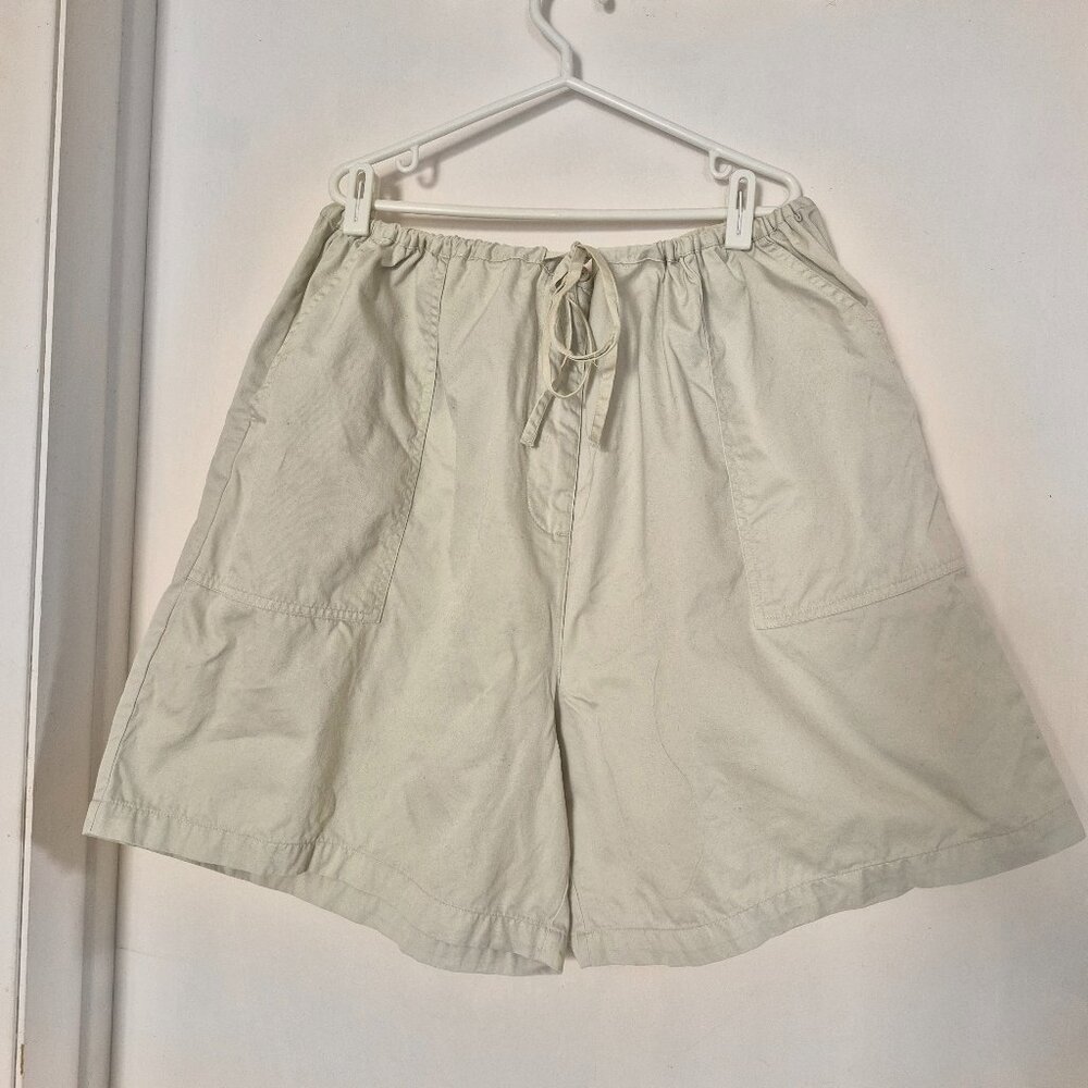 Cotton beige shorts 2X